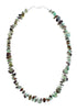 Native American Sterling Silver Larimar Bead Necklace AX126062